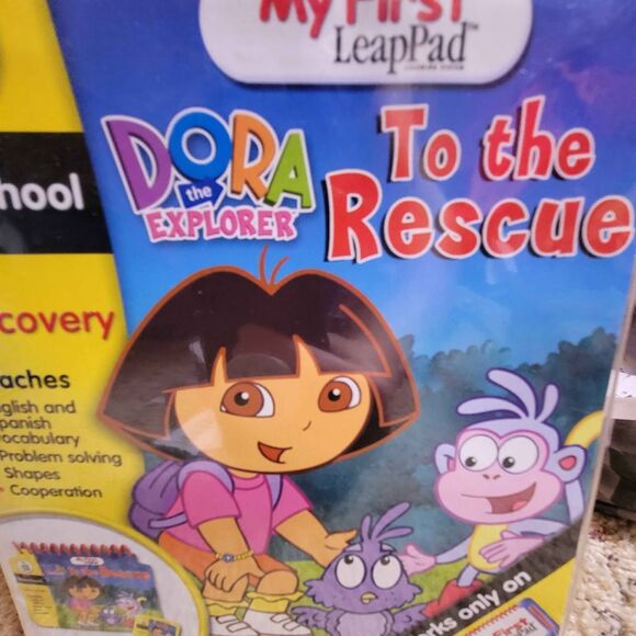 My First LeapPad Dora the Explorer to the Rescue Cartridge and Book LeapFrog - Picture 5 of 7